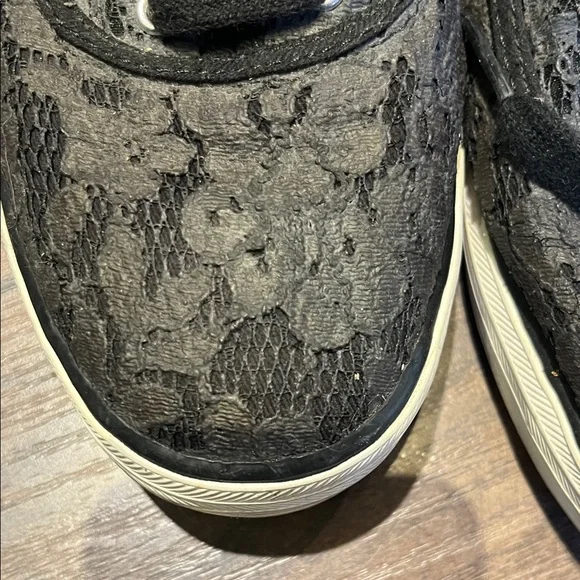 Keds Women's Black Lace-Up Sneakers - Picture 4 of 8